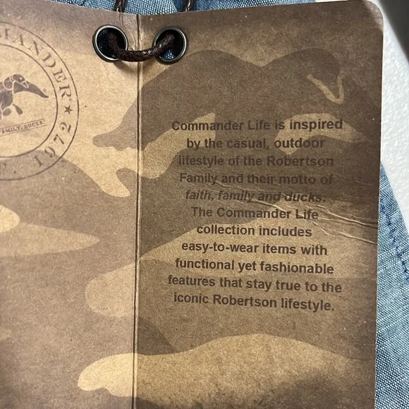 COMMANDER Life long sleeve button down shirt - Picture 5 of 7